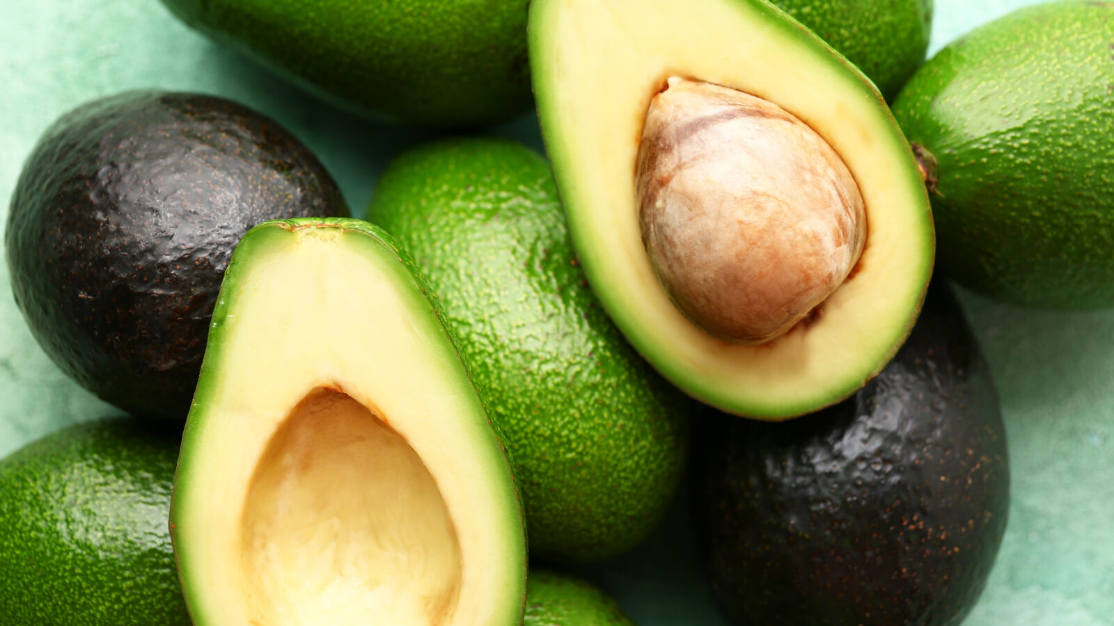 Fresh avocado on table