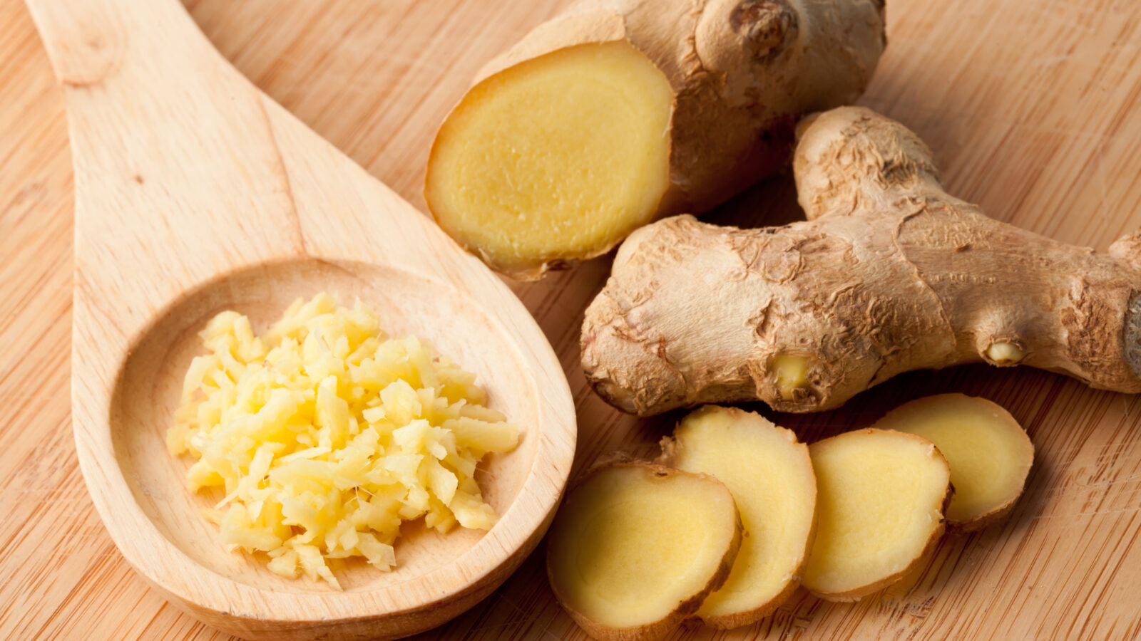 Different forms of ginger